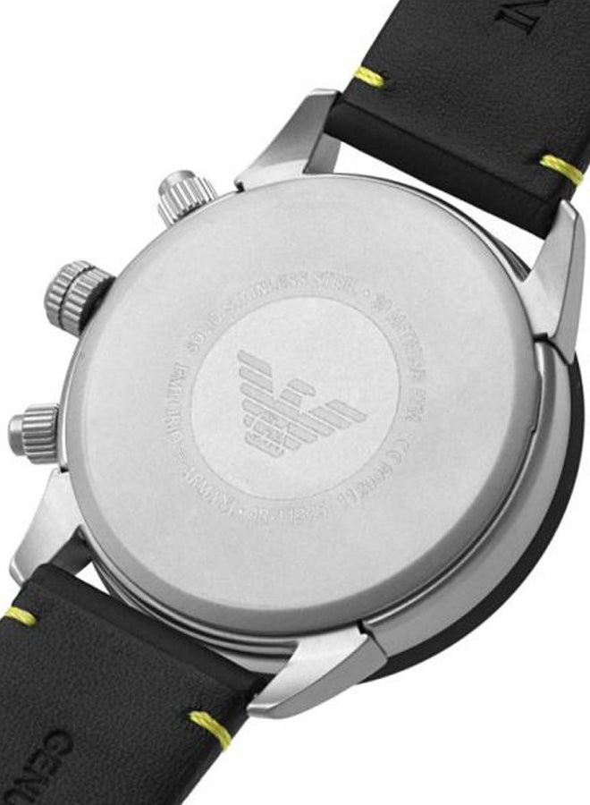EMPORIO ARMANI Men Mario Chronograph Watch AR11325 - 44 mm - Black - Image 3